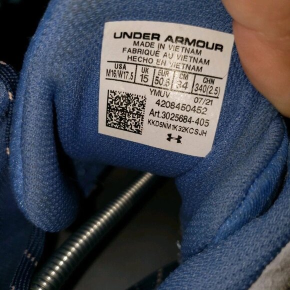 Under Armour Curry Flow 9 Warp the Game Day 3025684-405 Mens Size 16 - Picture 7 of 7